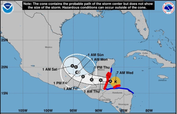 Insivumeh da a conocer que Lisa se intensifica a huracán