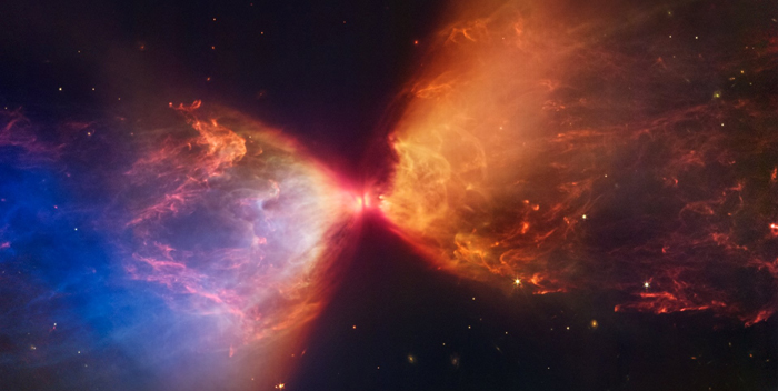 Telescopio Webb capta los momentos iniciales de la formación de una nueva estrella