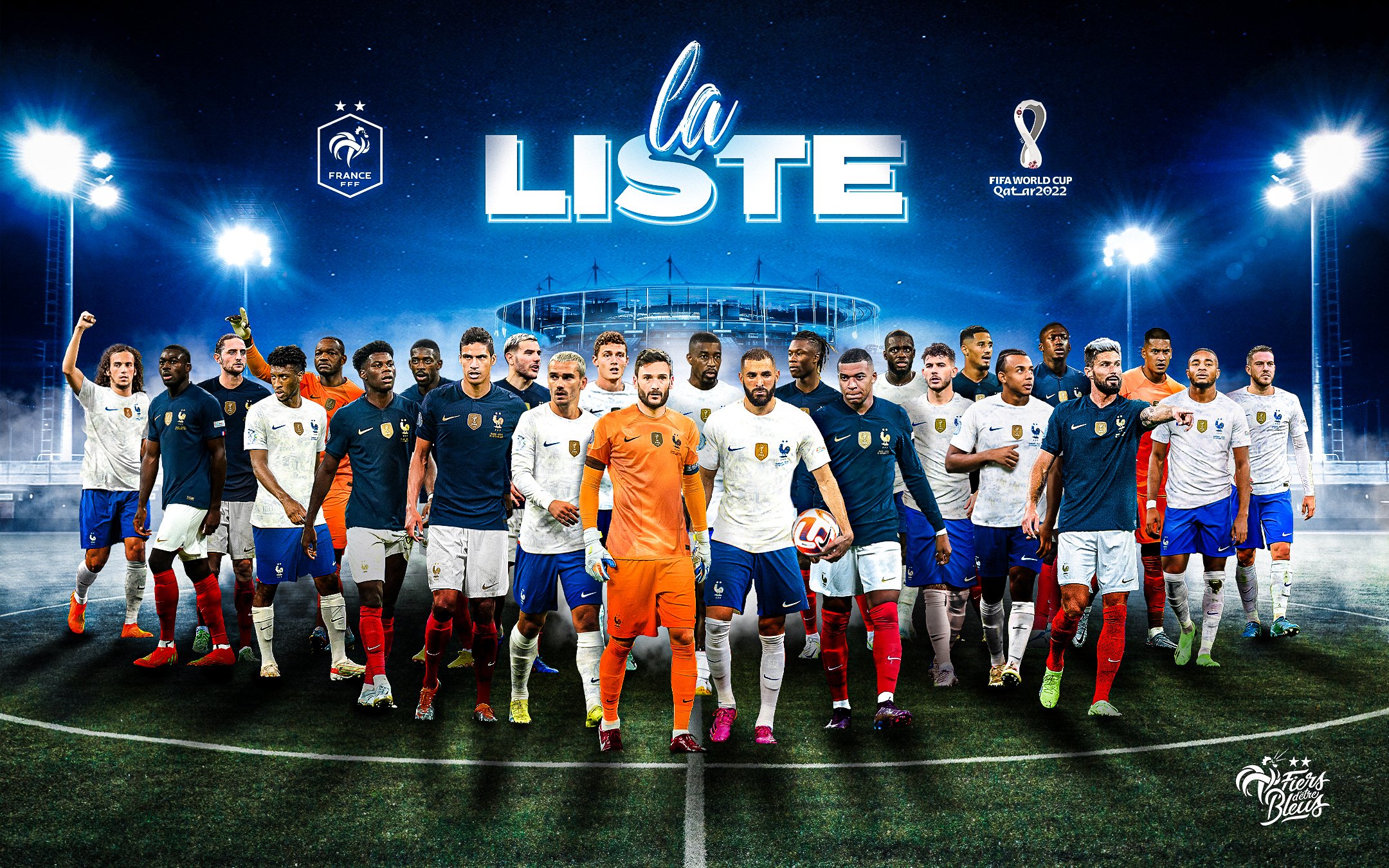 Catar 2022: Revelan la lista de jugadores de la selección de Francia