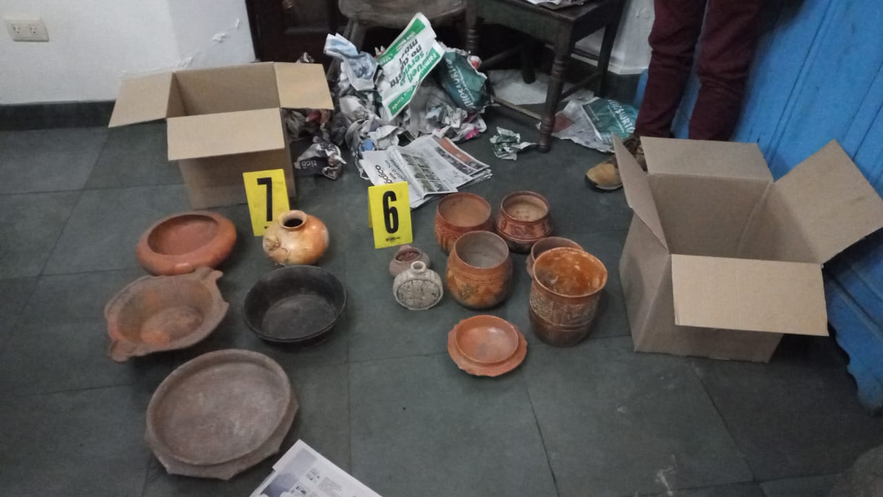 Localizan piezas arqueológicas en inmueble de Antigua Guatemala