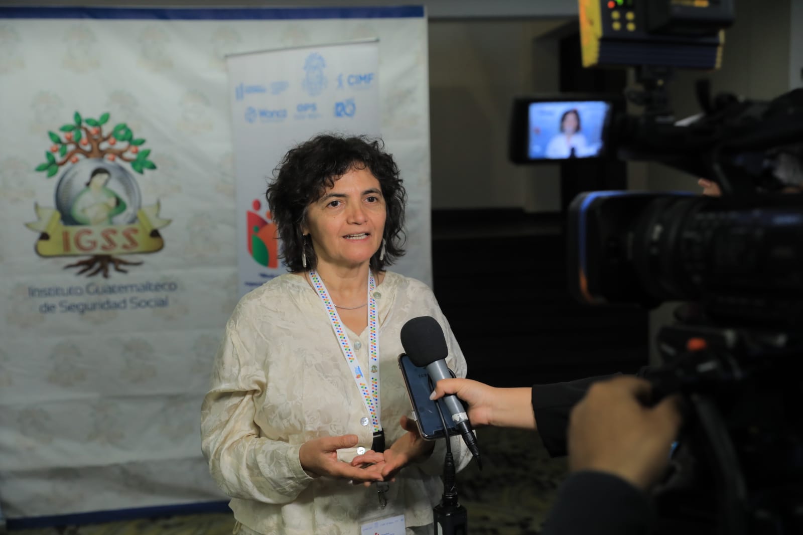 Jaqueline Ponzo, presidente Confederación Iberoamericana de Medicina Familiar. /Foto: Gilber García