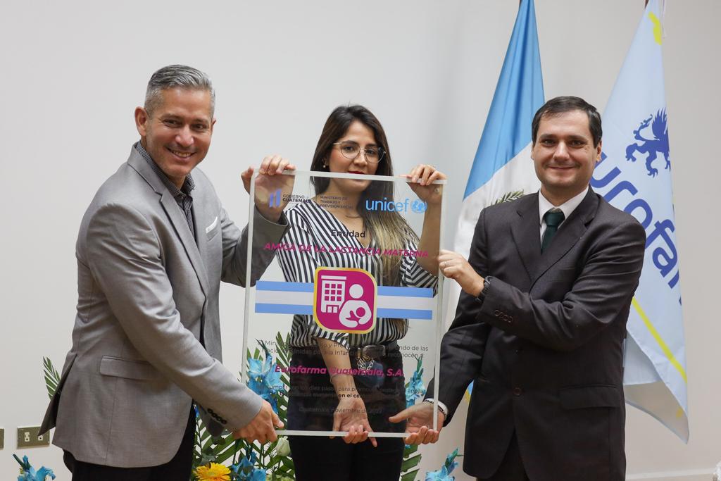 Eurofarma Guatemala se convierte en espacio amigo de la lactancia materna