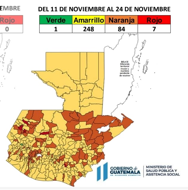 Salud actualiza tablero de alertas sanitarias COVID-19