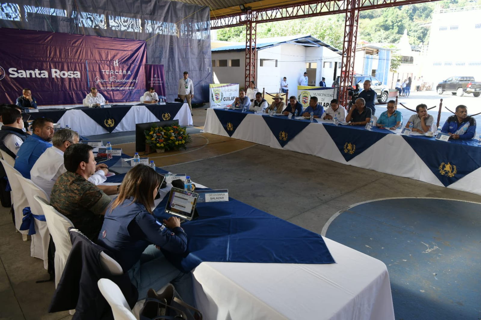 Tercera gira presidencial llega a Santa Rosa