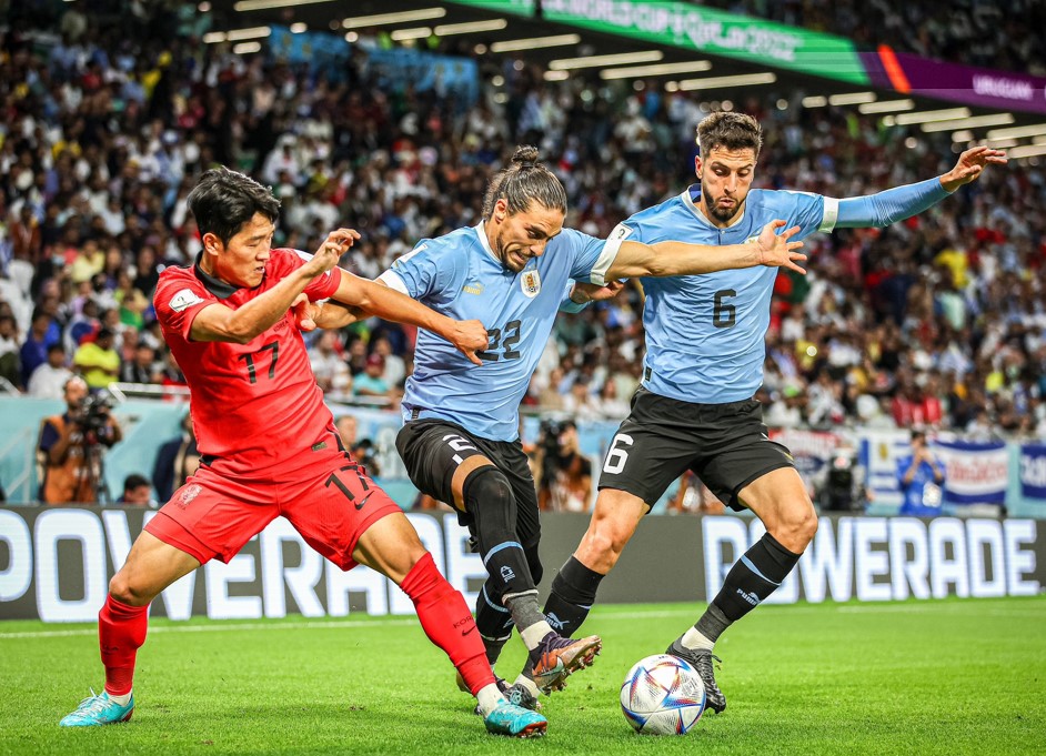 Catar 2022: Uruguay iguala ante Corea del Sur en su debut