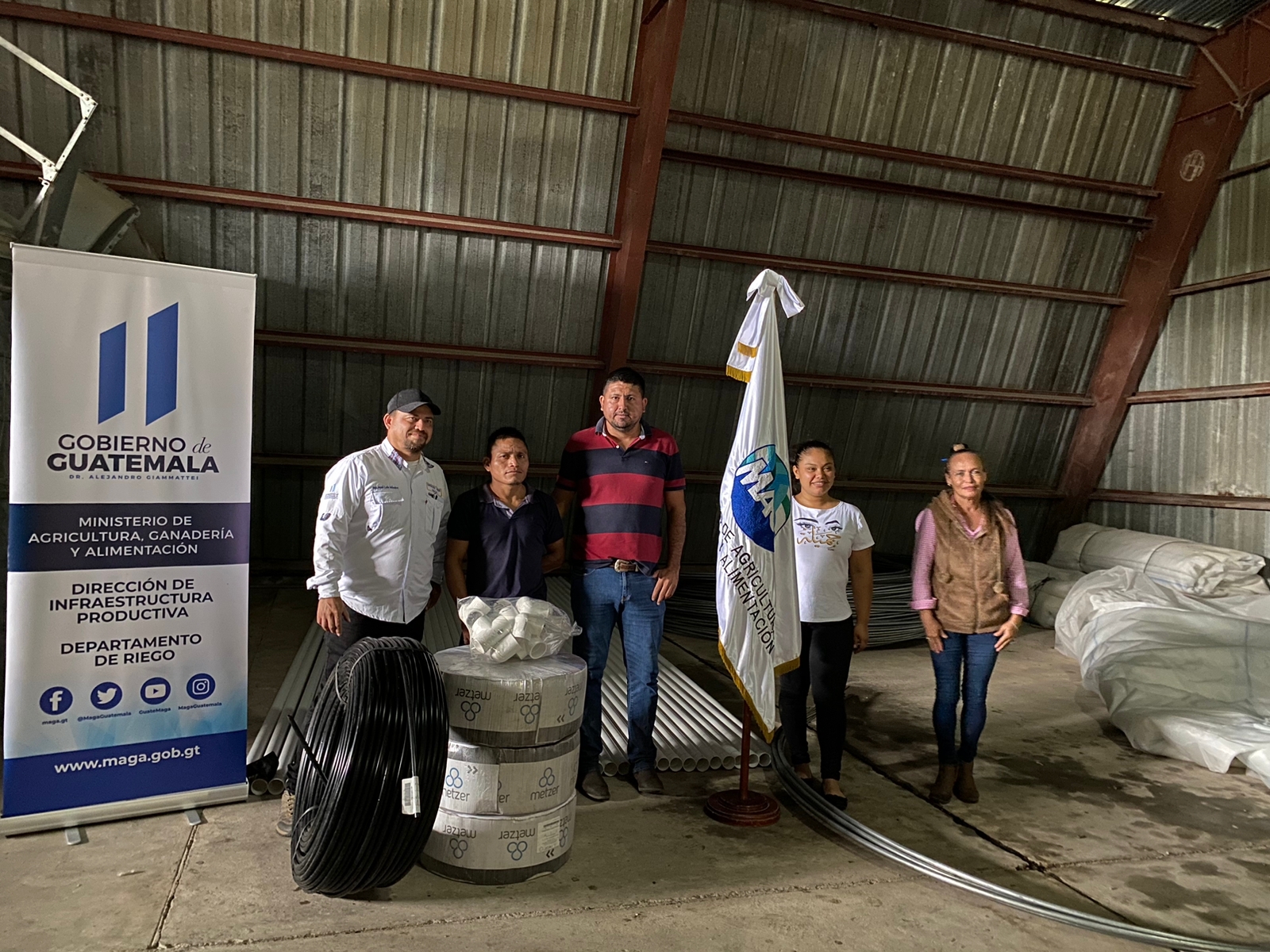 Promueven instalación de sistemas de riego en Petén