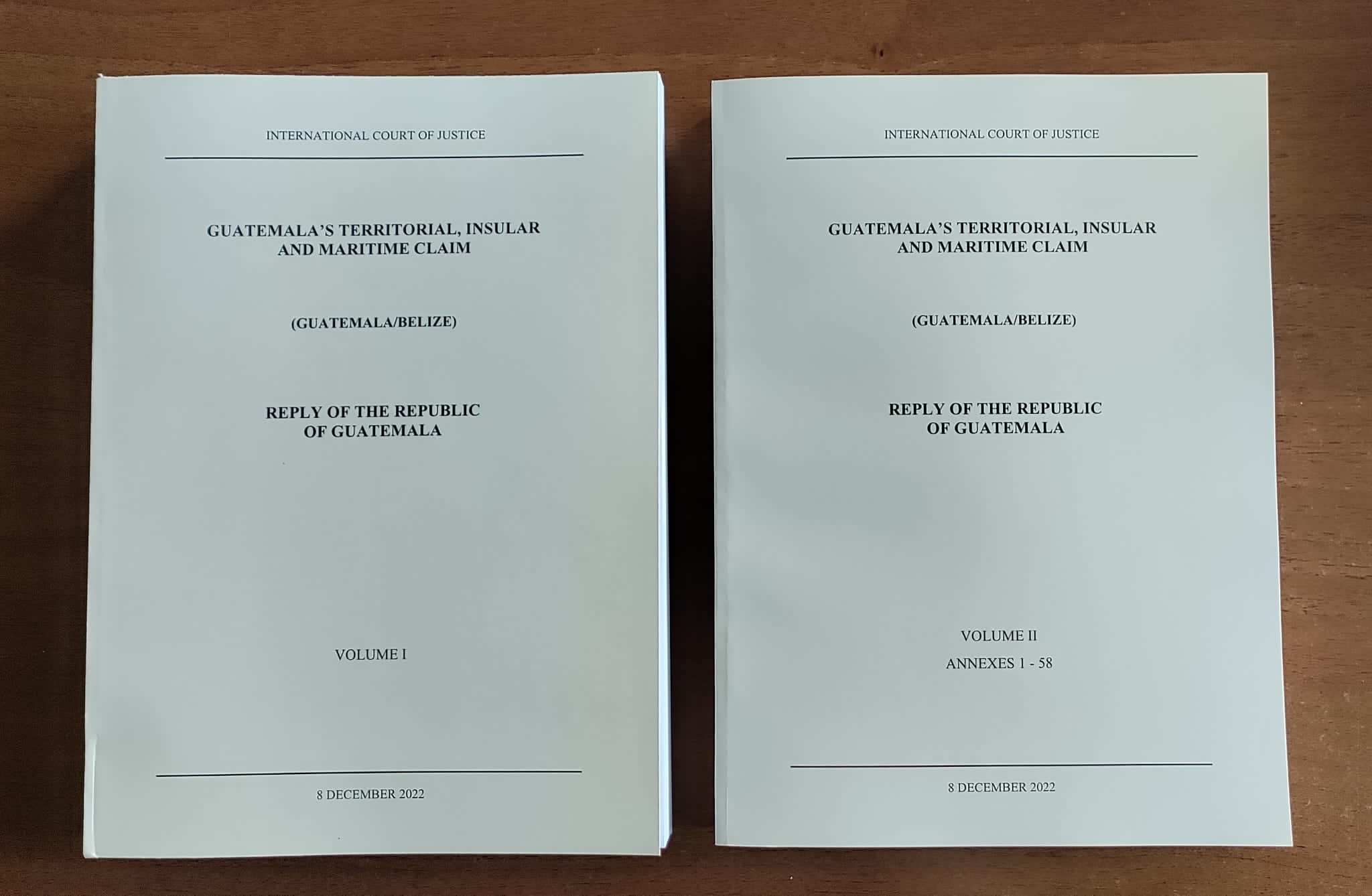 Guatemala presenta ante la CIJ su réplica dentro del litigio Reclamo Territorial, Insular y Marítimo