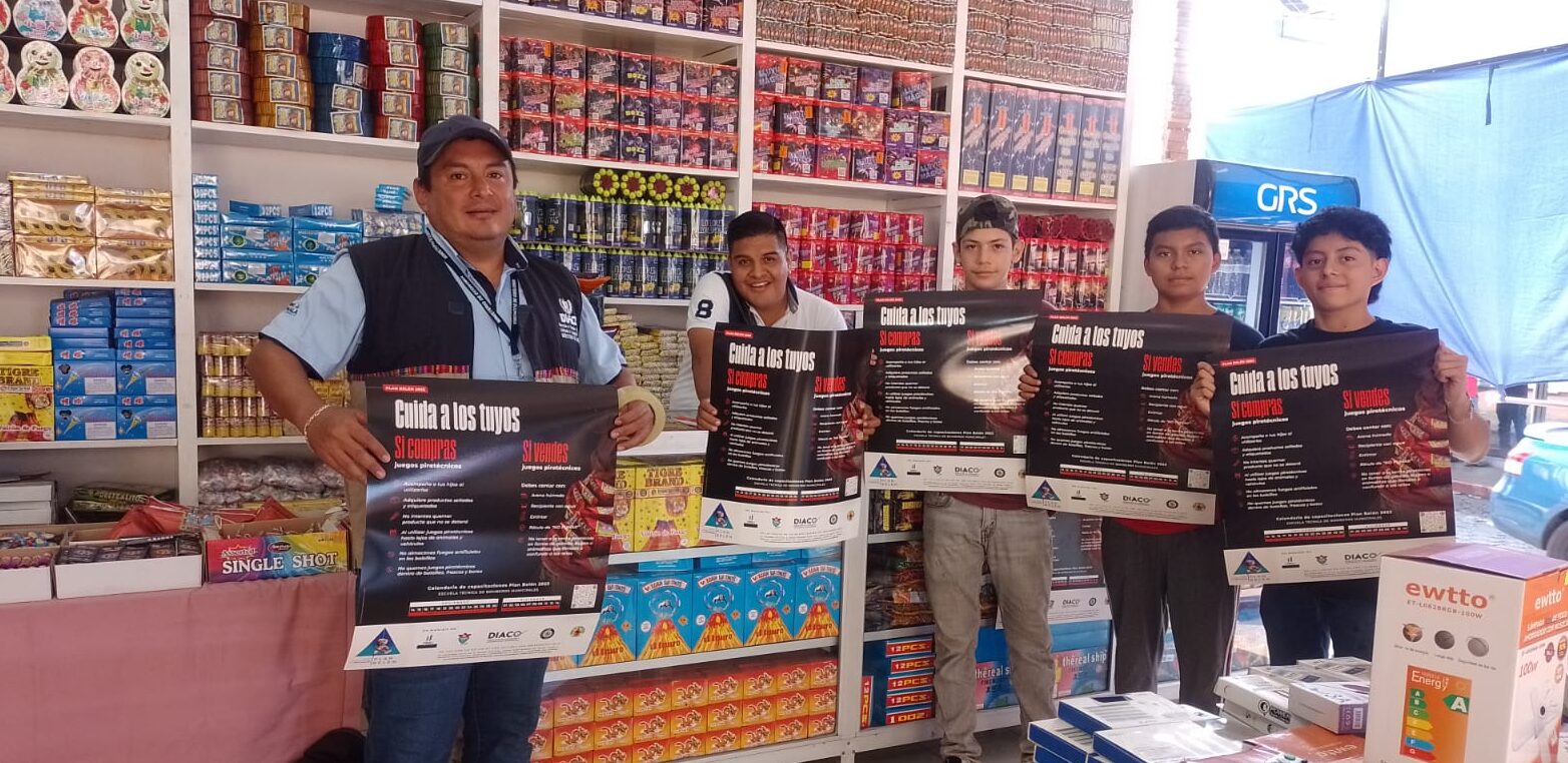Diaco continúa con capacitaciones a comerciantes de juegos pirotécnicos