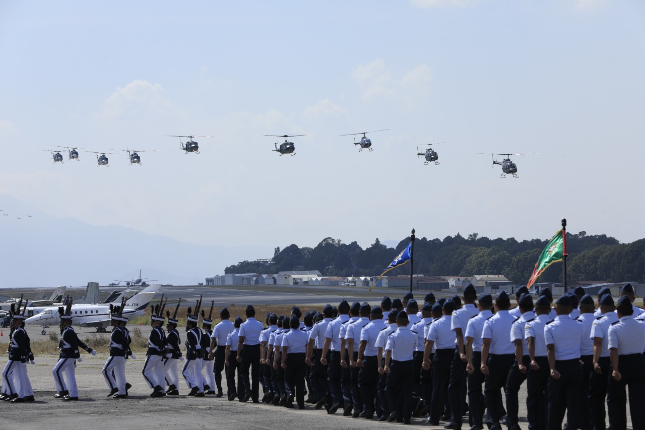 Realizan acto conmemorativo por 101 aniversario de la Fuerza Aérea Guatemalteca