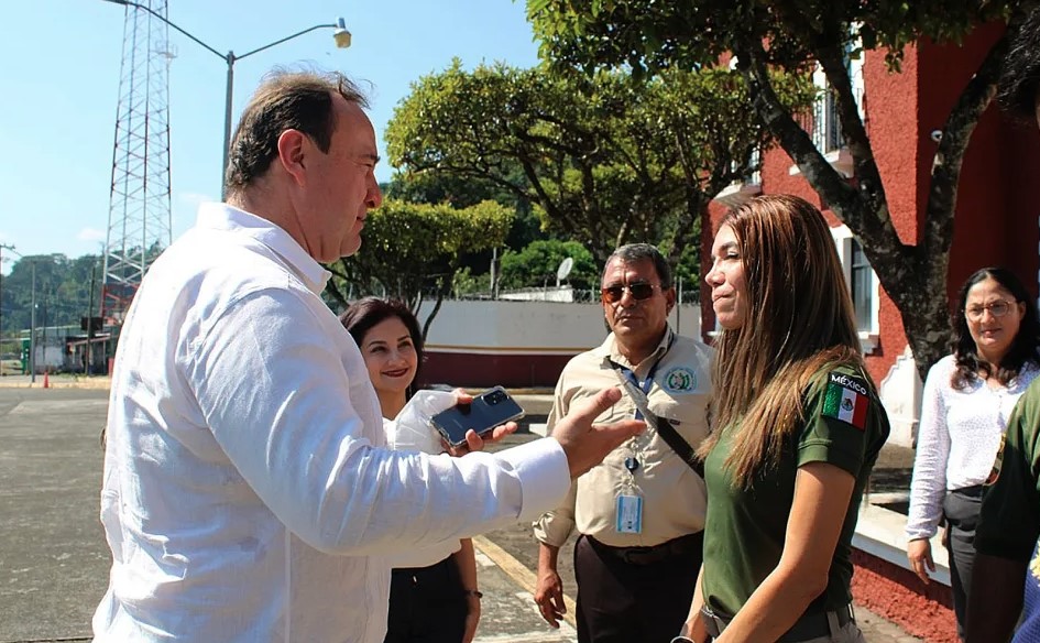 Embajador de Guatemala en México visita Chiapas para abordar tema migratorio