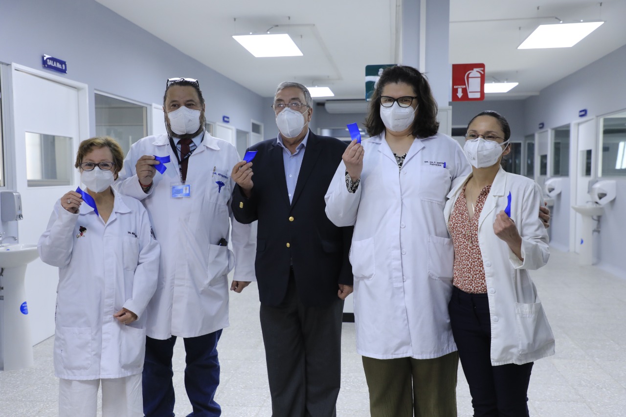 Remozamiento en hospital infantil de infectología y rehabilitación. /Foto: Marvin García
