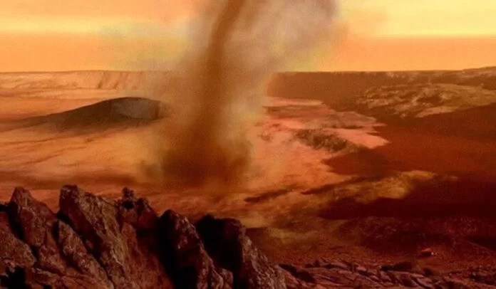 Sonido de remolino de polvo en Marte es grabado por primera vez