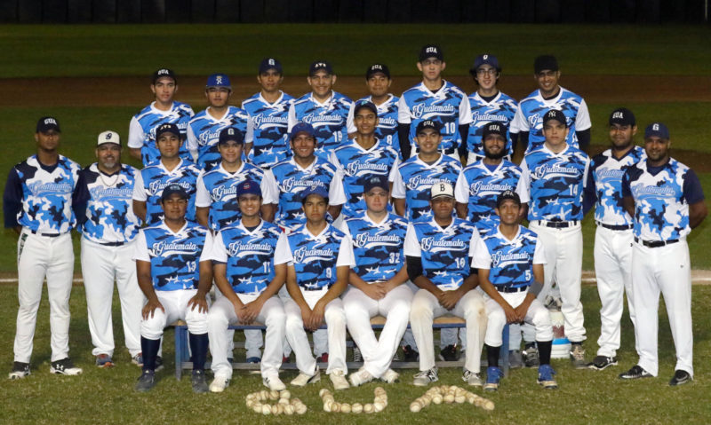 Calendario de Guatemala en Campeonato Centroamericano de Beisbol