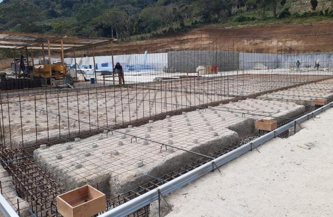 Avanza construcción de la Escuela Bicentenario de Petén