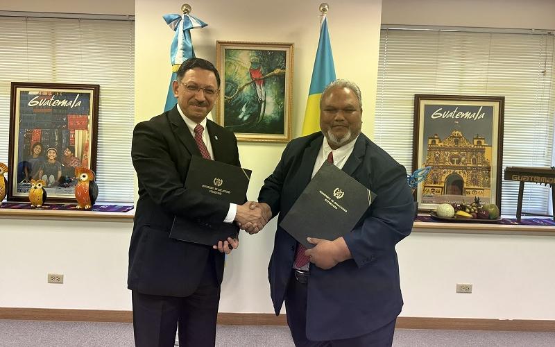 Guatemala y Palau establecen relaciones diplomáticas