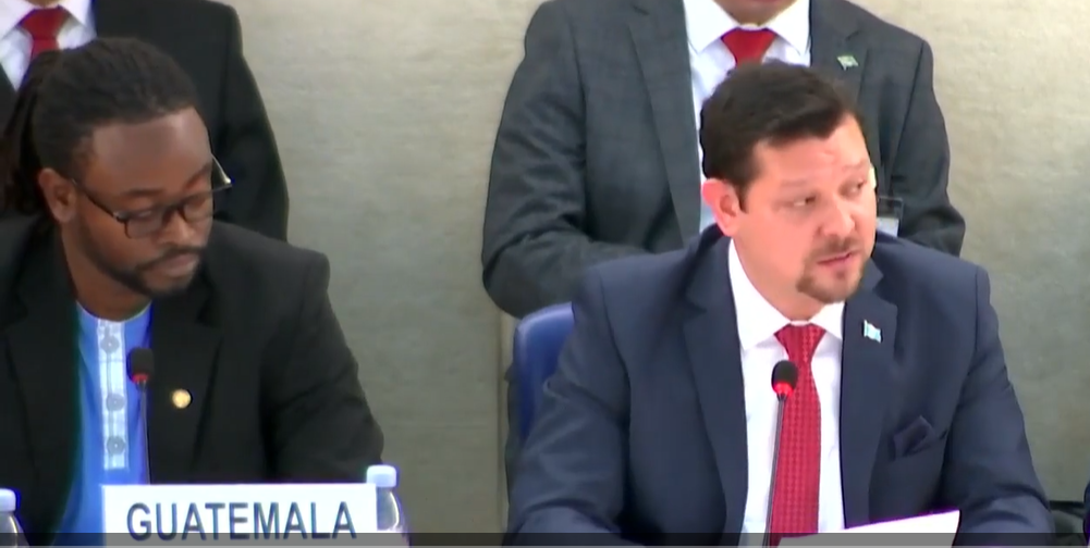 Felicitan a Guatemala por avance en materia de derechos humanos
