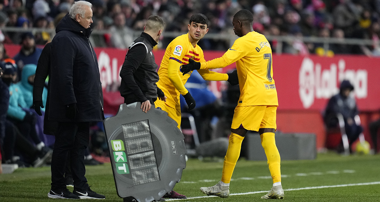Dembélé enciende las alarmas en Barcelona tras lesión en Girona