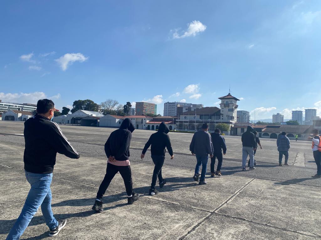 Guatemaltecos retornados en 2023. /Foto: IGM