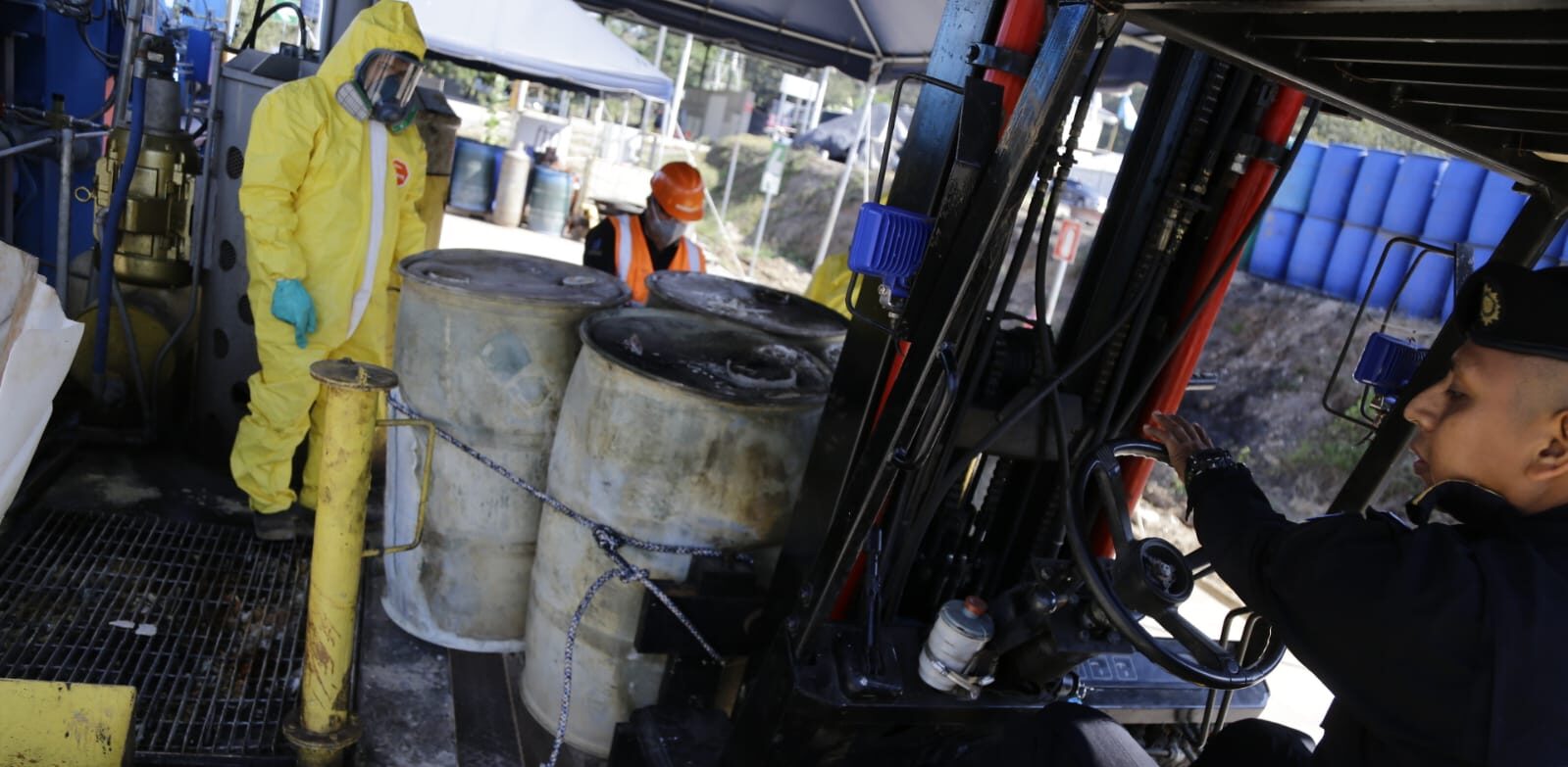 Continúa destrucción de precursores químicos