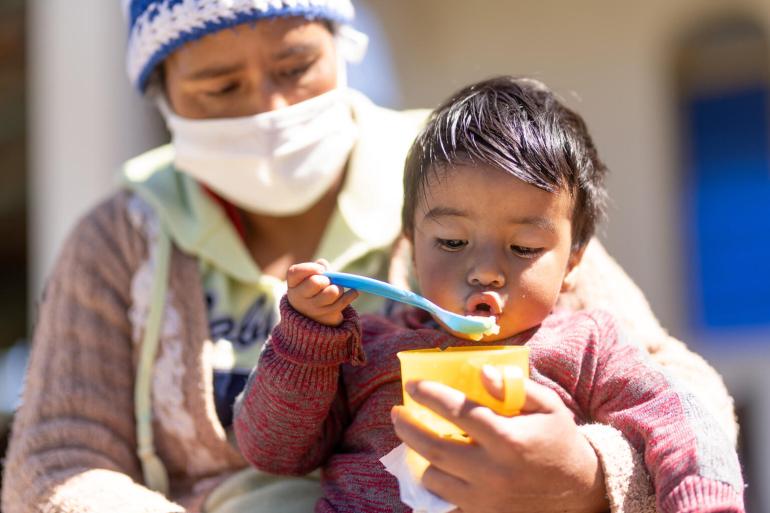 Programas de seguridad alimentaria han llegado a los lugares más lejanos del país. /Foto: SESAN