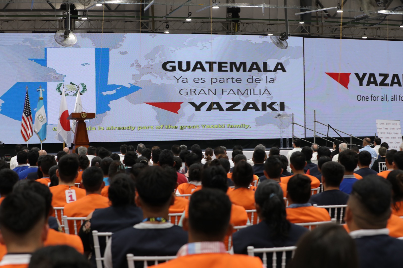 Primera fábrica automotriz de Yazaki en Guatemala comienza funciones en San Marcos