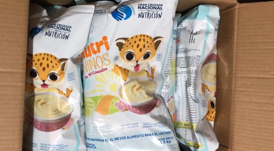 Servicios de Salud de Jutiapa recibirán más de 9 mil bolsas de NutriNiños
