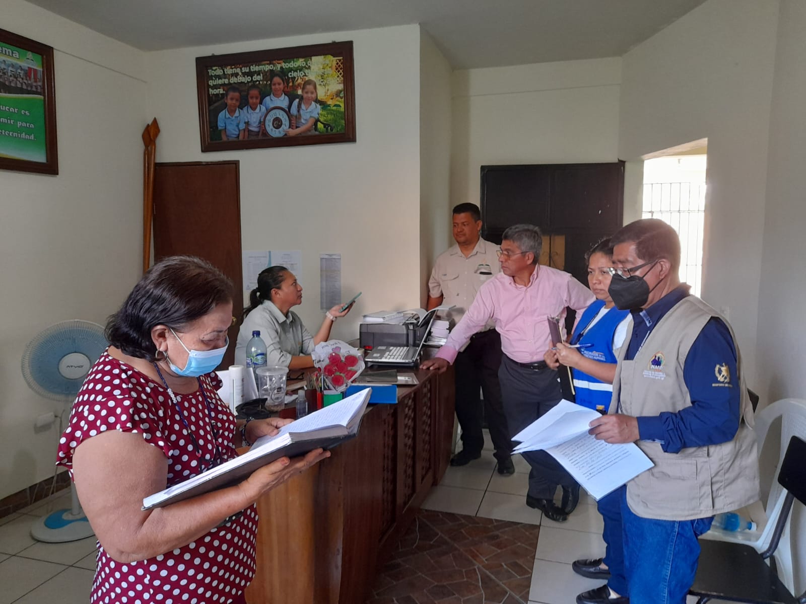 Diaco monitorea centros educativos privados de San Marcos