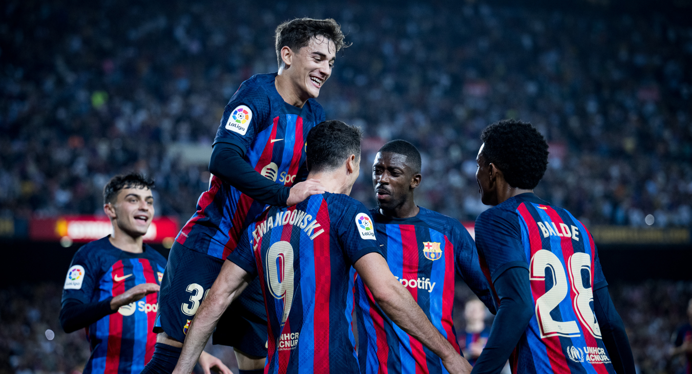 El Barsa de Xavi hace números históricos en la primera vuelta de la liga