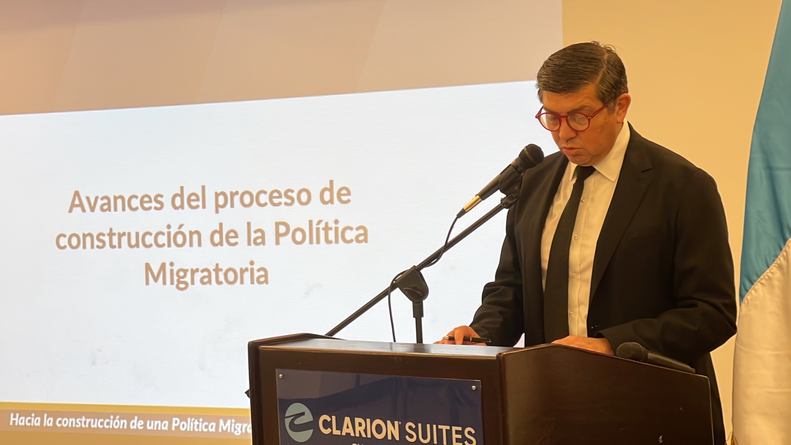 El director del IGM, Stuard Rodríguez.