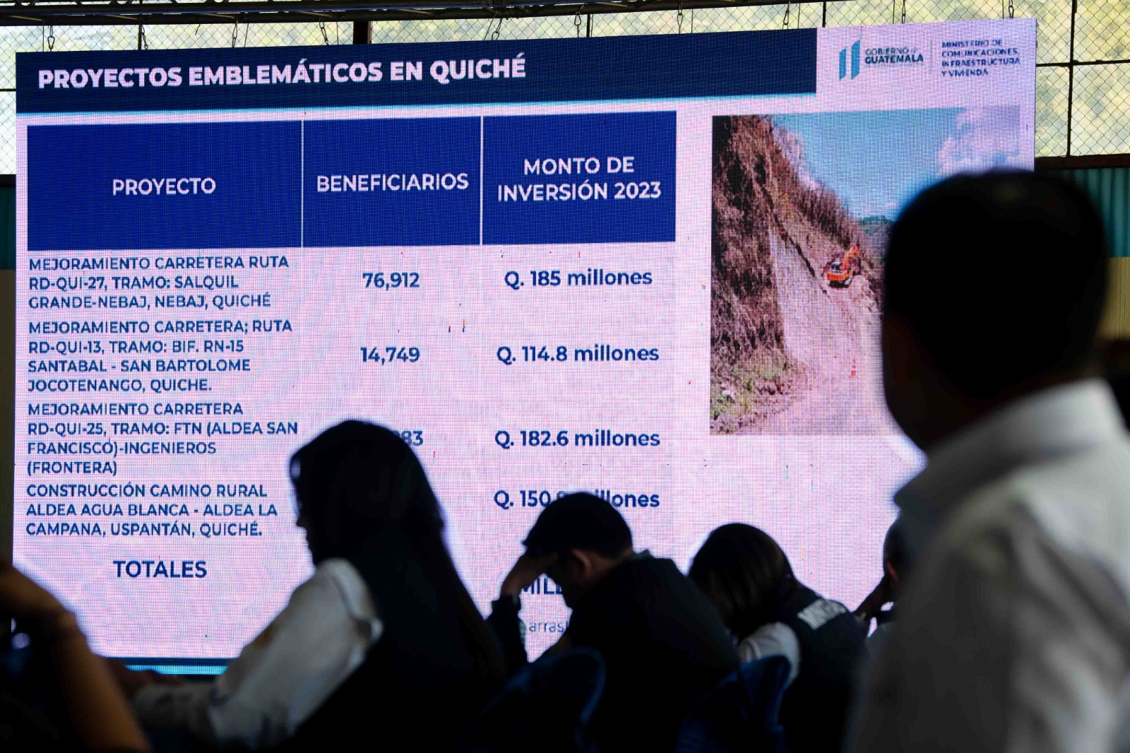 Quiché recibirá 3 mil 346 millones de quetzales para proyectos