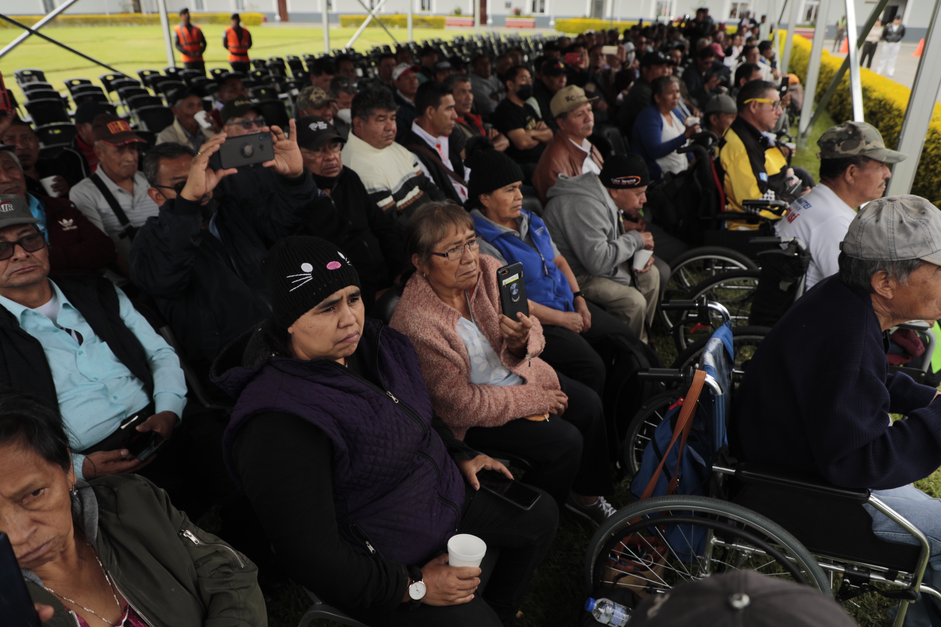 Militares veteranos son beneficiados con la Ley Temporal de Desarrollo Integral. / Foto: Dickéns Zamora.