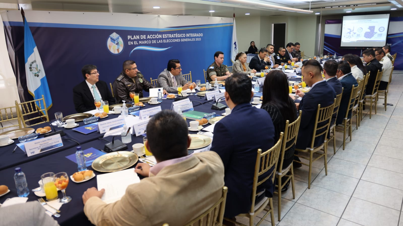 Presentan avances del plan de acción en el marco de elecciones generales 2023