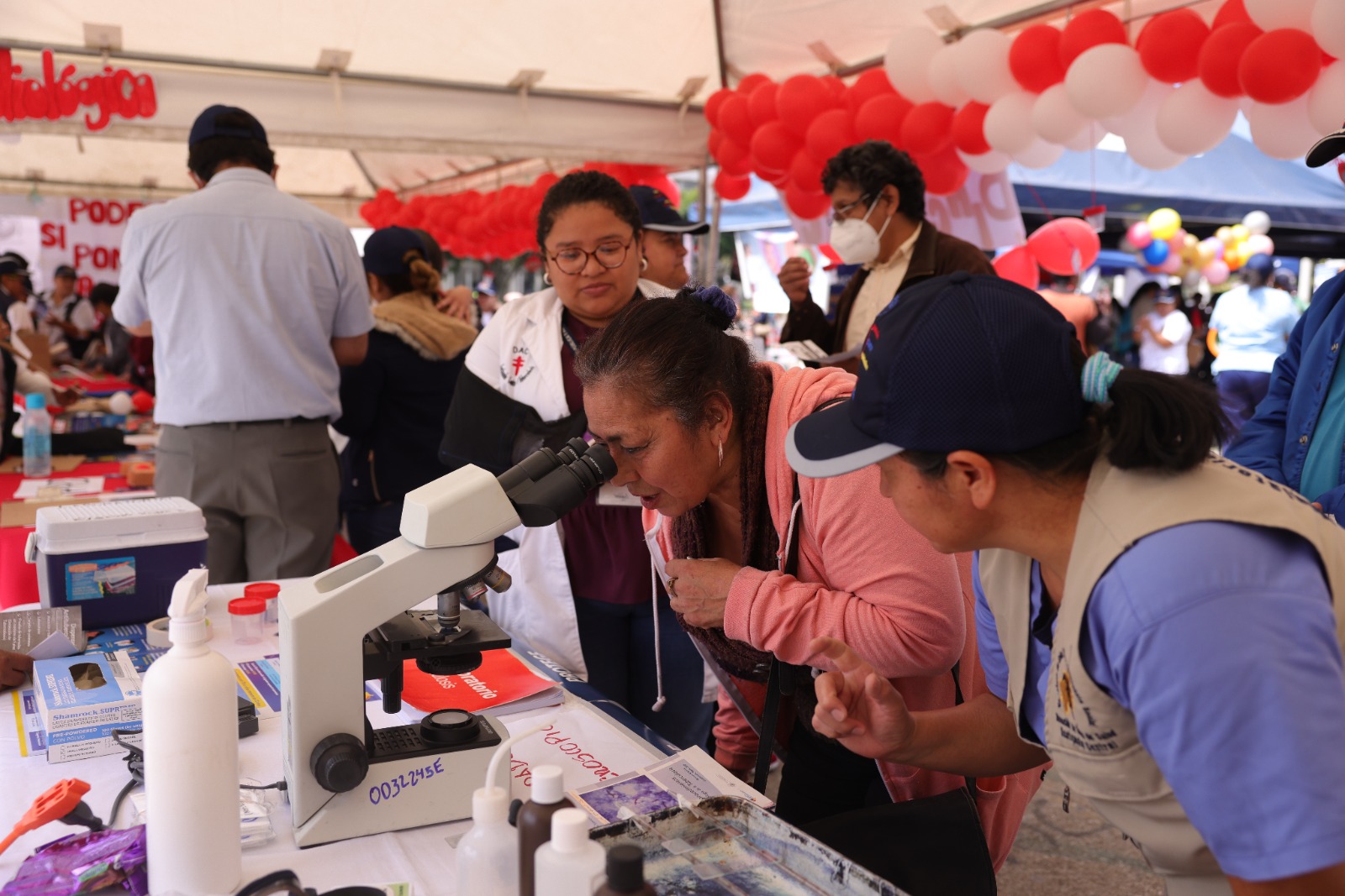 Desarrollan feria de la salud en el marco del Día Mundial de la Tuberculosis