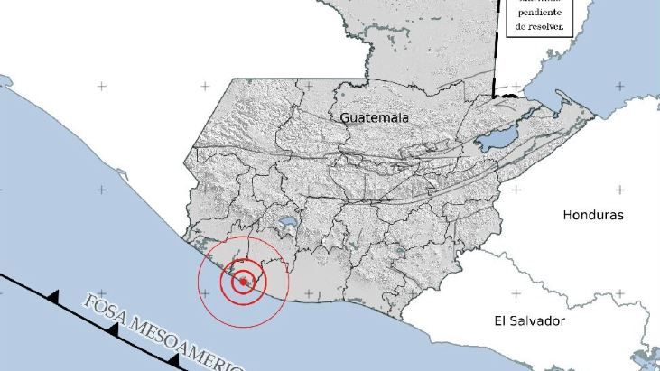 Insivumeh reporta sismo de magnitud 4.9 en el territorio guatemalteco