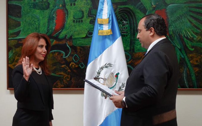 Asume nueva viceministra de Relaciones Exteriores de Guatemala