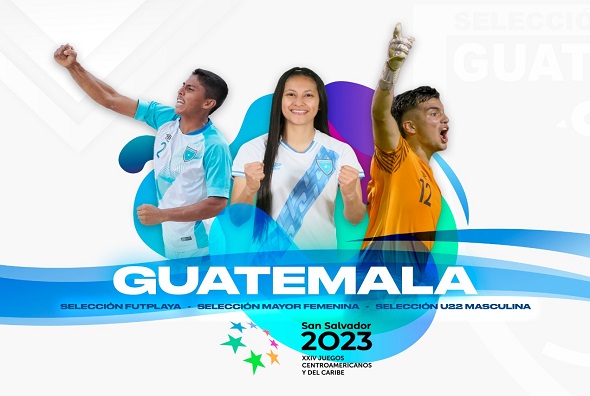 Conozca a los rivales de Guatemala en futbol para los Juegos Centroamericanos y del Caribe 2023