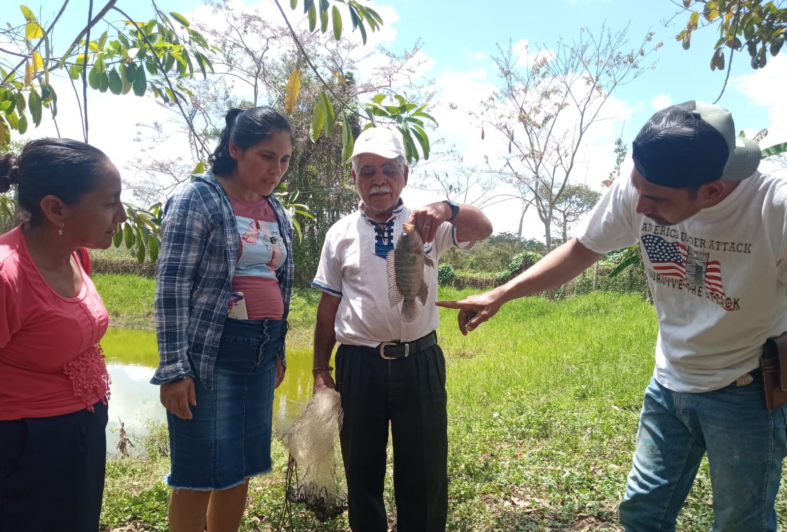 Productores buscan mejorar la producción de tilapia. /Foto: MAGA