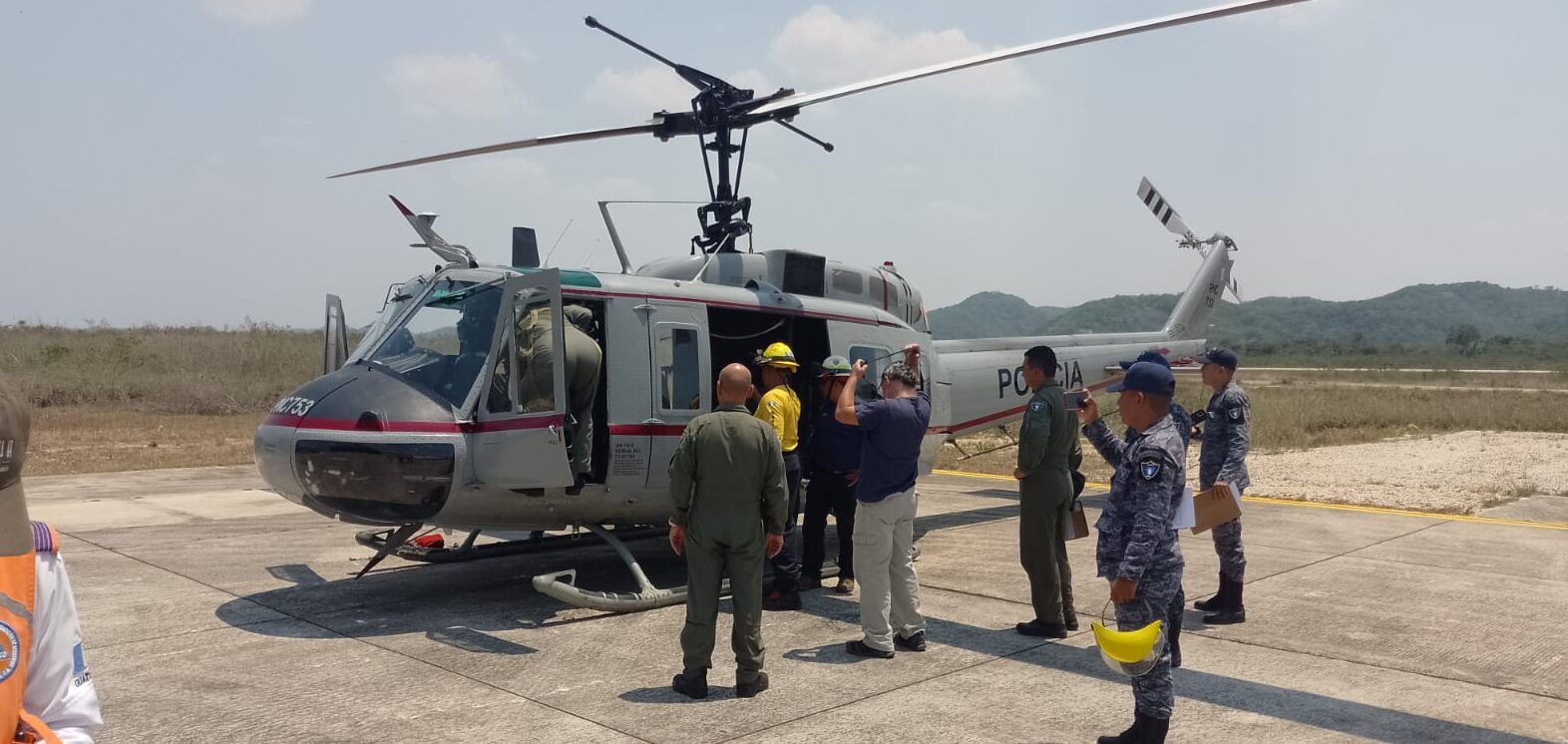 Mantienen acciones para liquidar incendios forestales en Petén
