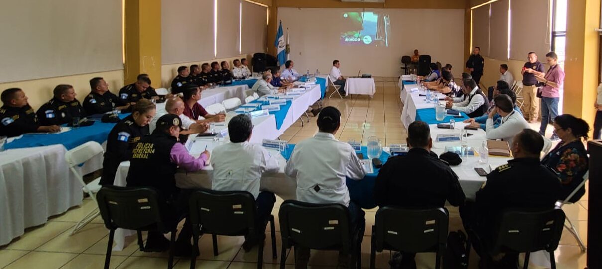 Coordinan acciones de seguridad ciudadana en Zacapa