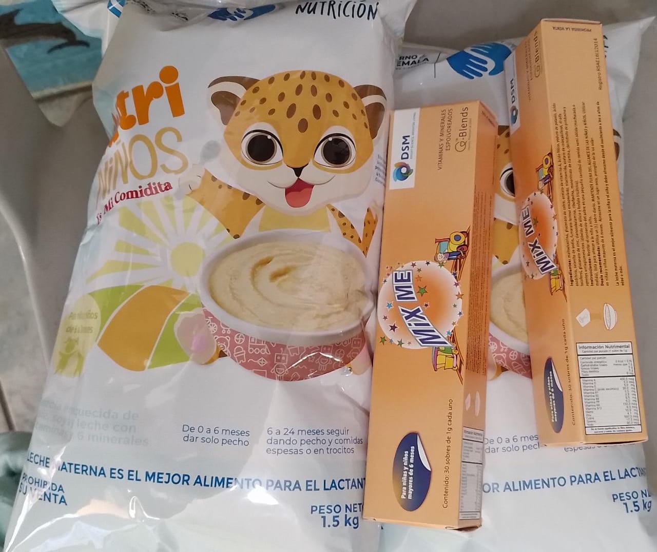 Entregan alimento complementario fortificado en Chimaltenango