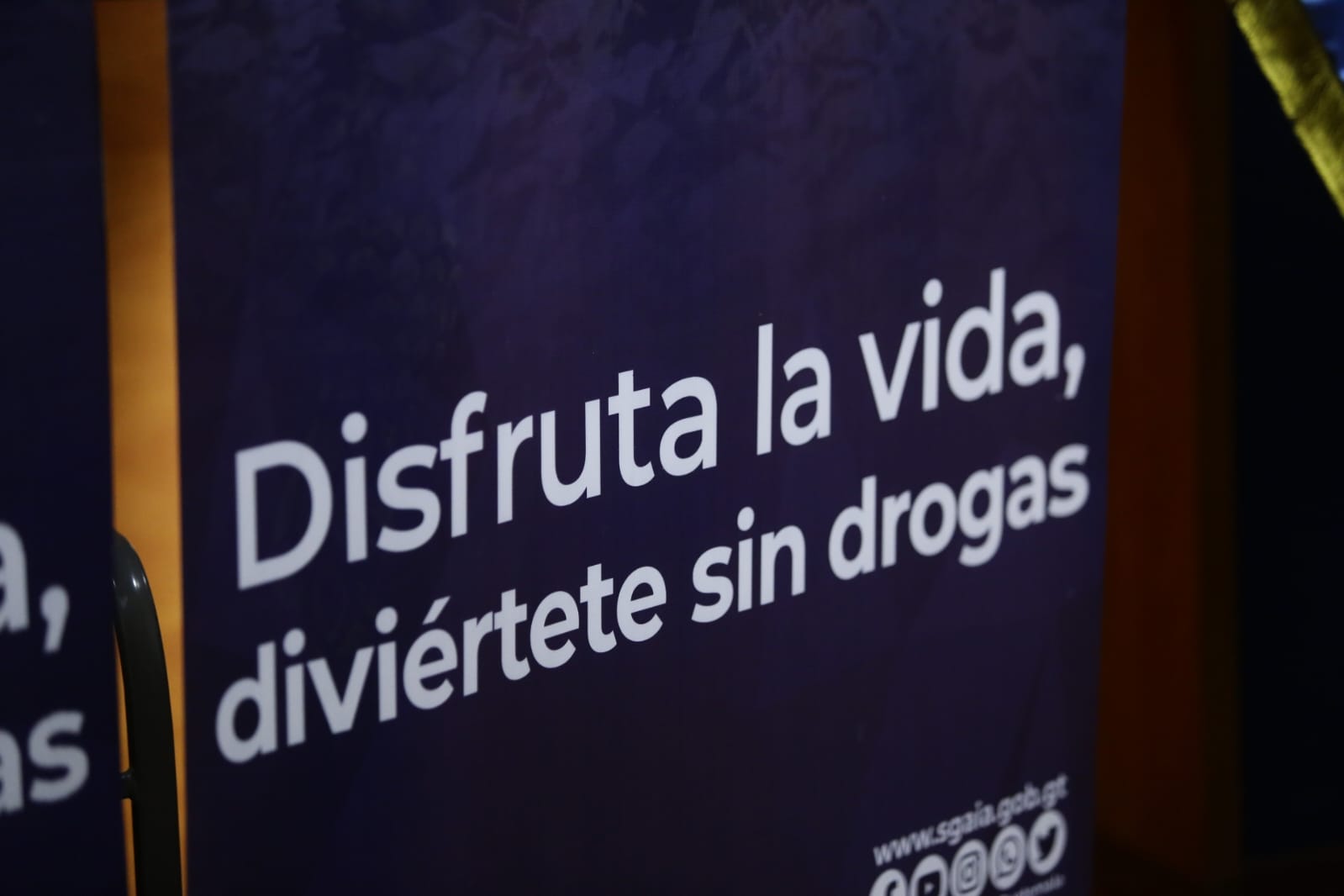 Lanzan campaña “Yo vivo sin drogas”