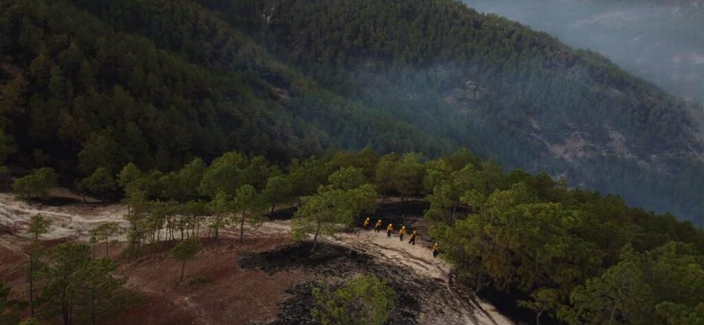 Siguen medidas para contrarrestar incendios forestales en Huehuetenango