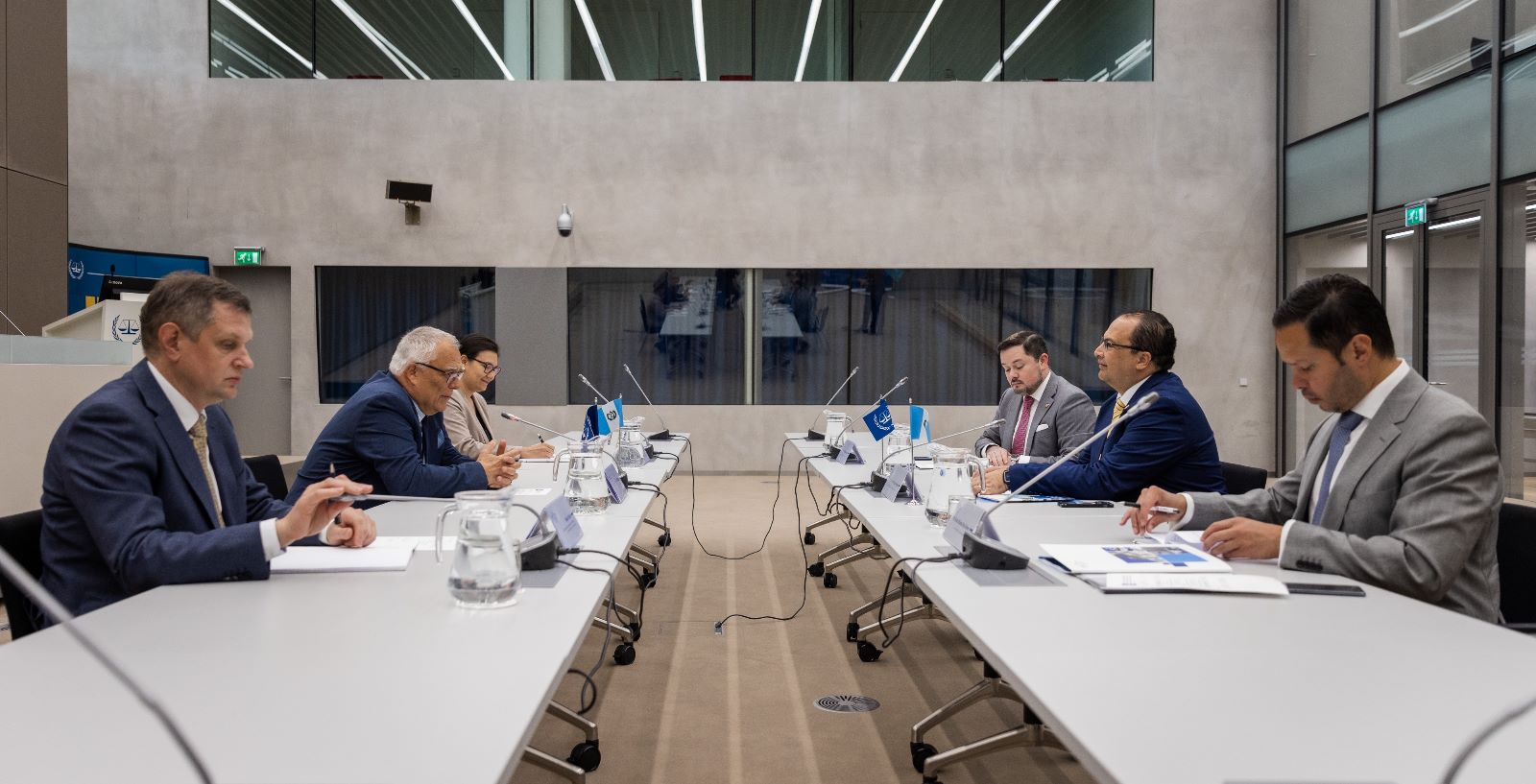 Canciller guatemalteco se reúne con el presidente de la CPI