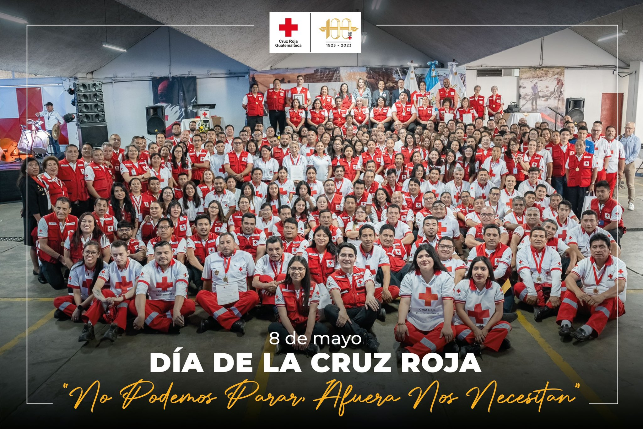 Gobierno de Guatemala conmemora el día de la Cruz Roja y la Media Luna Roja.