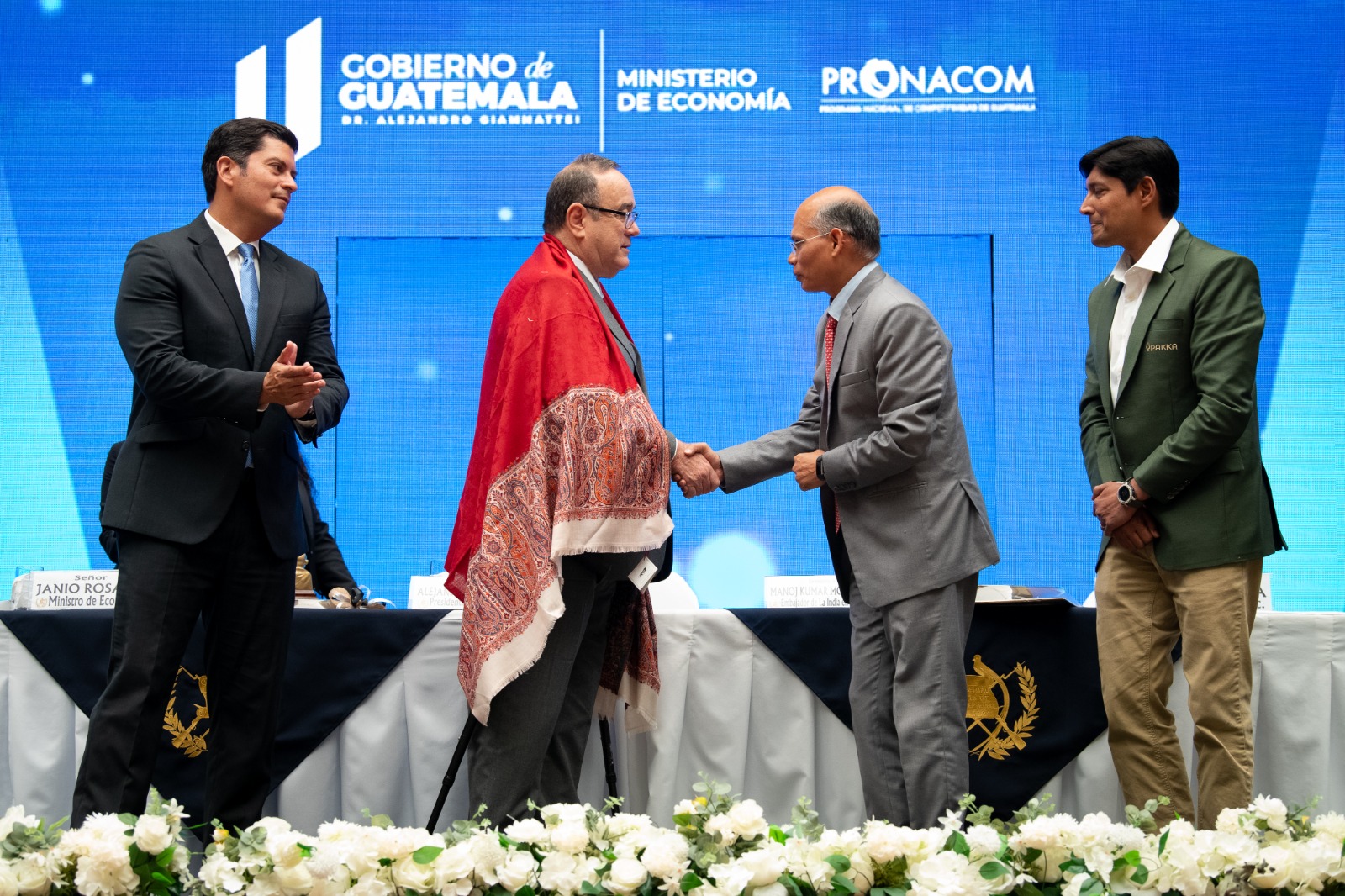 Guatemala y la India presentan proyecto de inversión. /Foto: Dickéns Zamora y Álvaro Interiano.