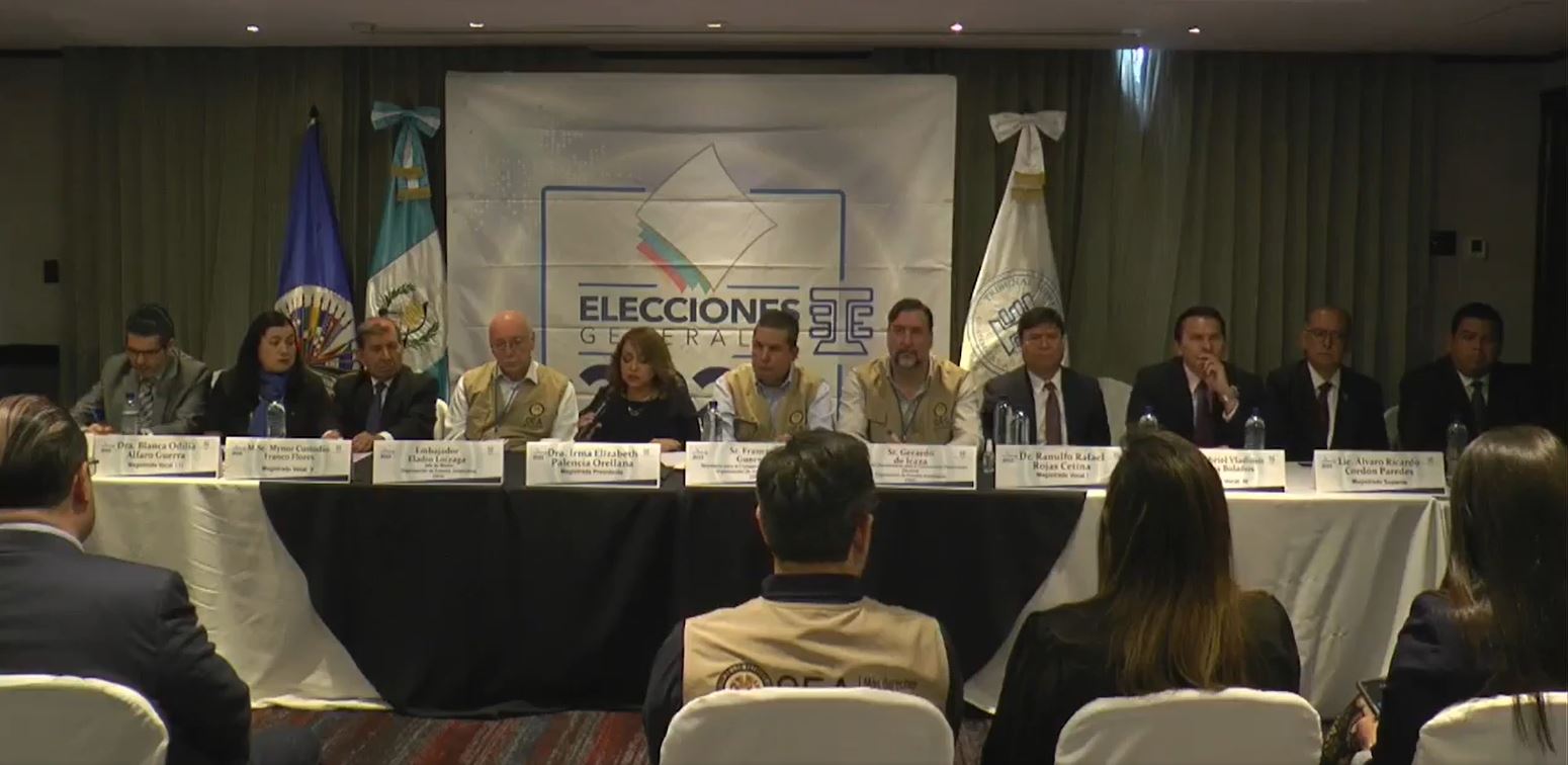TSE y OEA firman convenio para la observación de las elecciones generales de Guatemala
