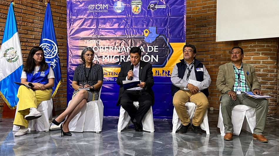 En Huehuetenango desarrollan foro en el marco de la gobernanza migratoria