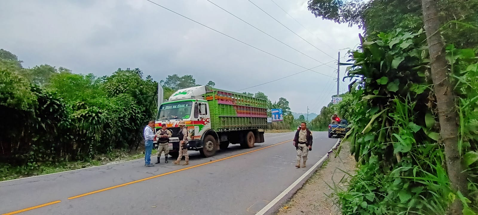 PNC realiza operativos de control forestal en San Marcos