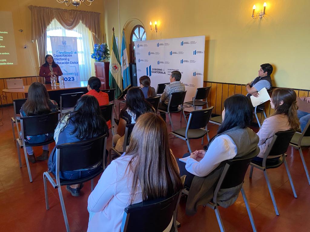 Promueven educación cívica y política en el marco del proceso electoral en Huehuetenango