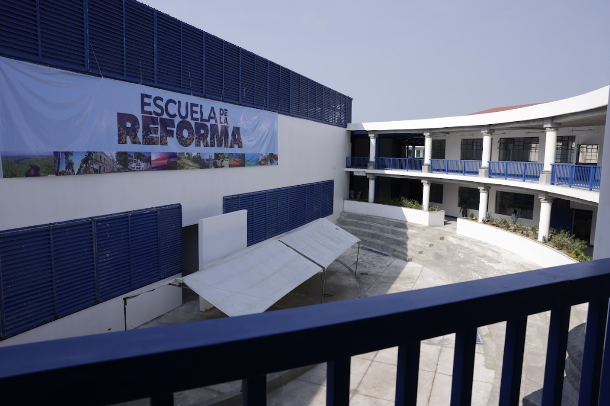 Escuela La Reforma en Santa Cruz Muluá, Retalhuleu.